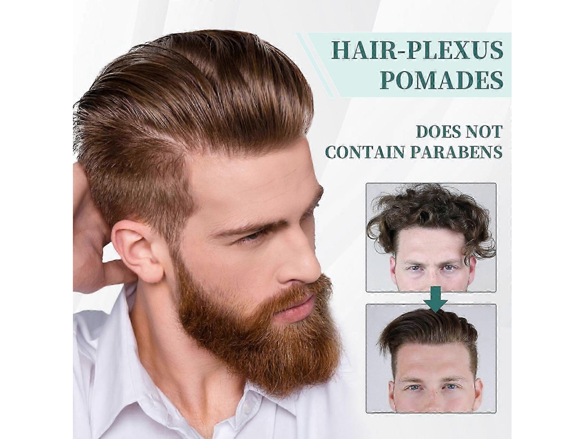East Moon Men's Pomade Moisturizing Gloss Fixature Gel Anti-frizz Broken Hair Care Natural Fluffy