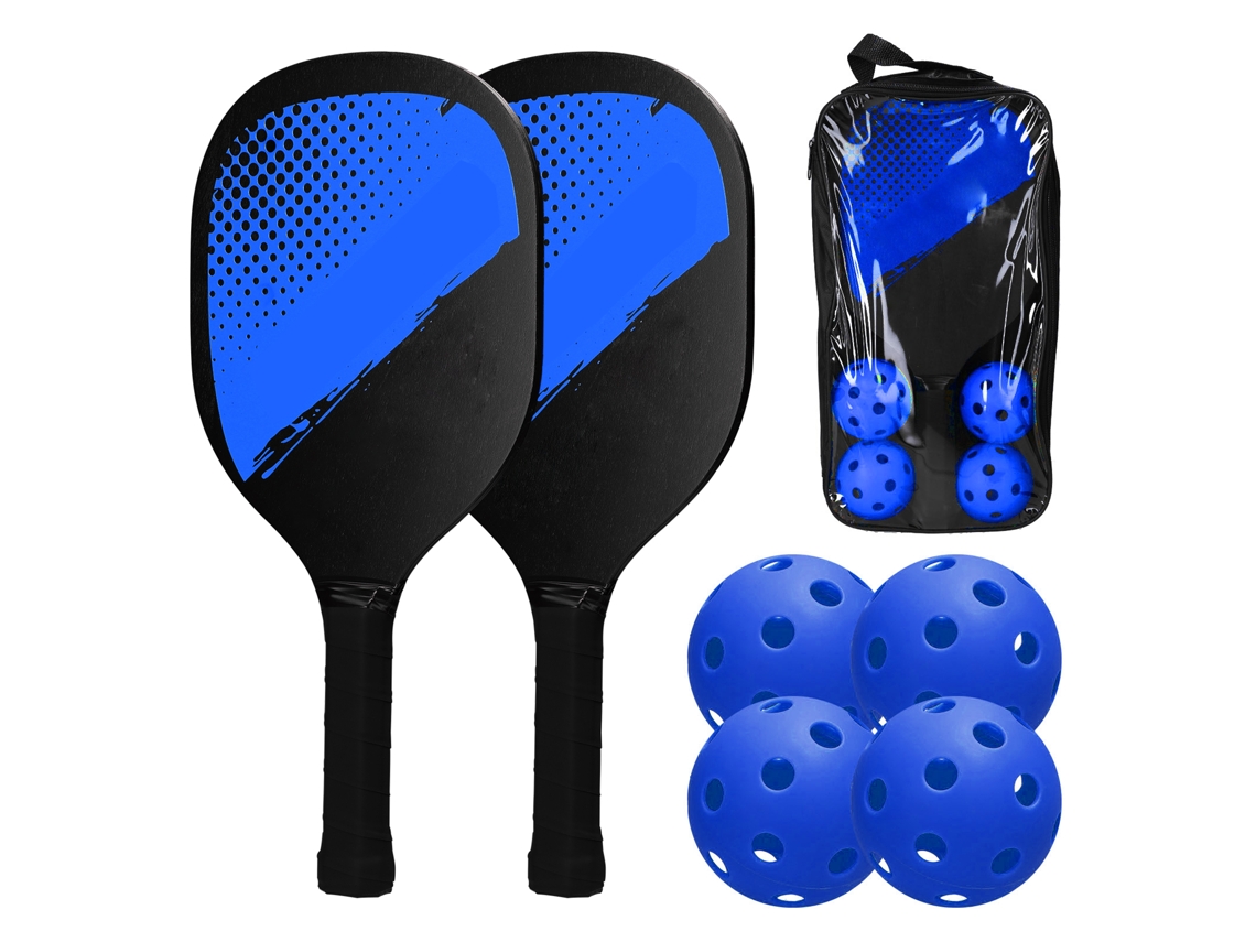 Juego De Paletas De Pickleball Con 2 Paletas, 4 Pelotas Y Bolsa De Transporte Para Hombres Y Mujeres.