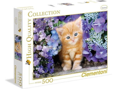 Puzzle CLEMENTONI Ginger cat (10 años - 500 piezas)
