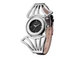 Reloj De Pulsera Lvpai Floral Para Mujer Con Correa De Tela, Diseño De Cuarzo, Regalo Informal, Rosa