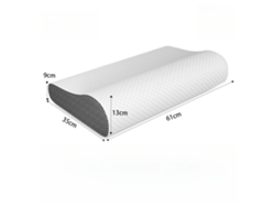 Almohada Para El Cuello Con Espuma Viscoelástica Transpirable Y Protección Para El Cuello (gris) Cuich