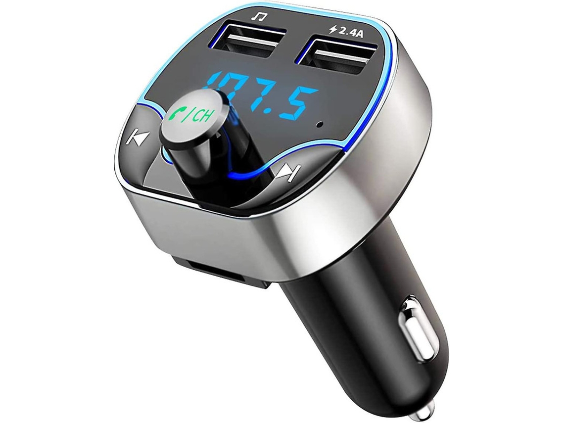 Transmissor Fm Bluetooth Yizhood T24 Multimas Portas Negro