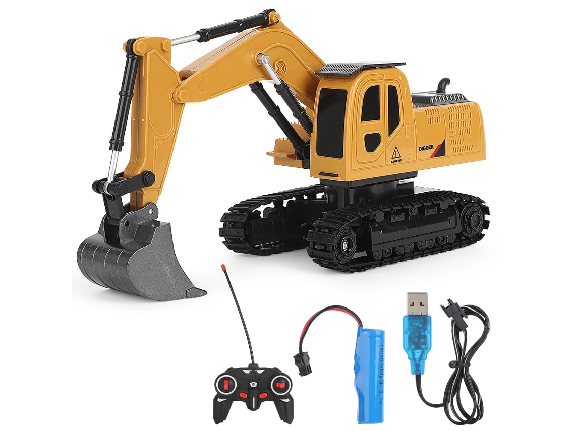 Ats-modelo De Coche De Ingeniería Con Control Remoto 6ch Escala 1/24 Simulación Camión Juguete Para Niños Empaquetado En Inglés