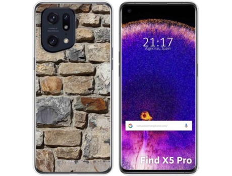 Carcasa para Oppo Find X5 Pro 5G TUMUNDOSMARTPHONE Dibujos Ladrillo 03 Multicolor