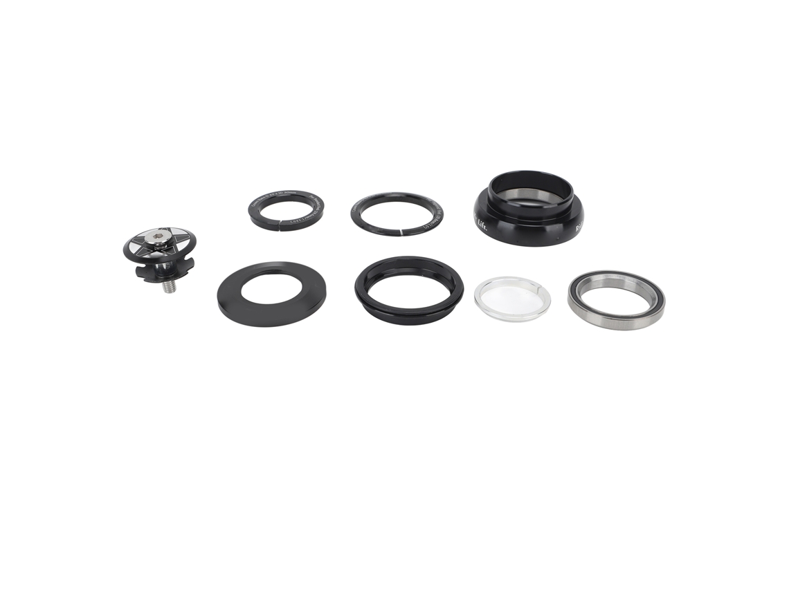 2026-kit De Dirección De Bicicleta Aluminio Para Montaña, Horquilla Delantera 44mm, Compatible Con Horquilla Recta 28.6mm O Conica 1.5 Pulgada
