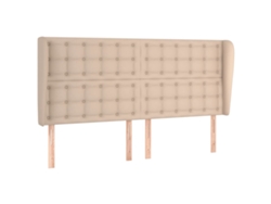 Cabecero VIDAXL Marrón Cuero artificial (163x23x128 cm)