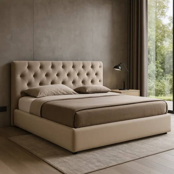 Cama Corazón Negro 160x200
