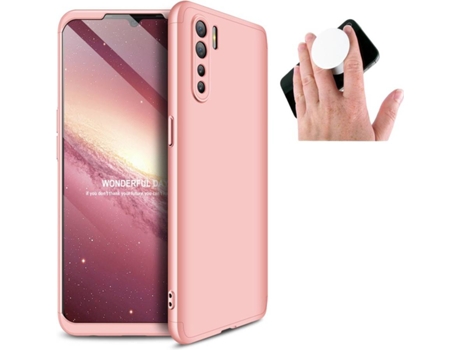 Carcasa y Popsocket Oppo A91 Slim armor 360º