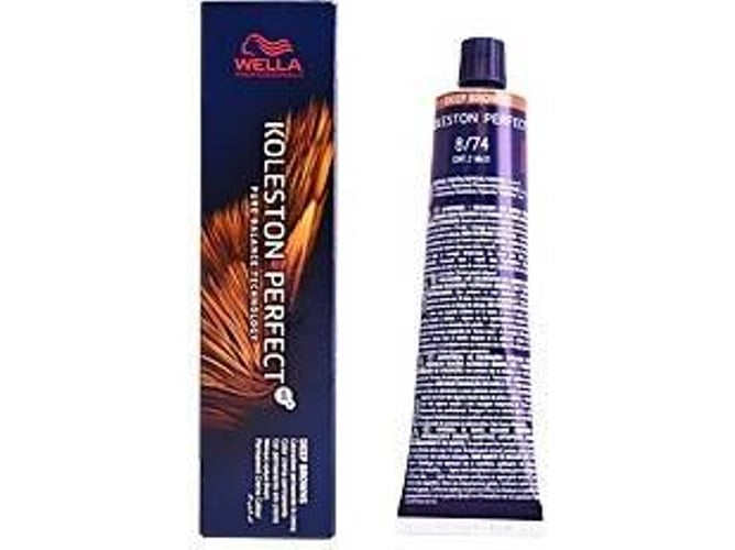 Tinte de Cabello WELLA Koleston Perfect Me+ Deep Browns 874 (60 ml)