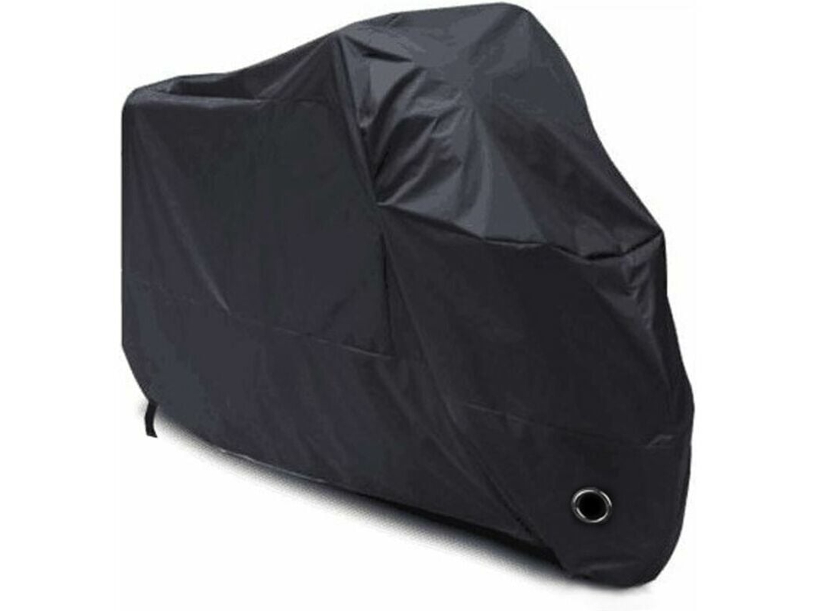 Funda impermeable para moto 190t negra, resistente al frío y a la intemperie, protege del polvo, talla L 220 x 95 x 110 cm