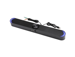 Minialtavoz Sada V-198 Para Ordenador De Sobremesa, Estéreo Inalámbrico Con Graves Potentes Y Auriculares.