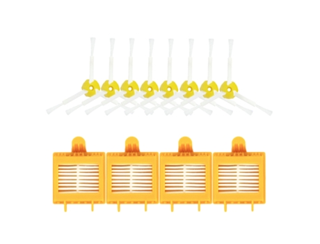 Cepillo principal de rodillo, cepillos laterales, filtro HEPA de rueda para iRobot Roomba 700 Series 760 770 780 790, kits de piezas de aspiradora ...