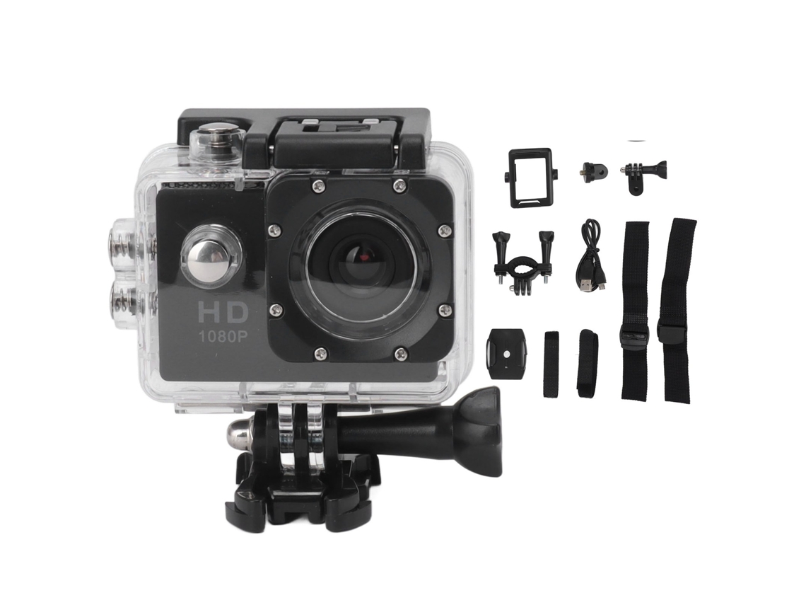 Kklv-câmera Desportiva 1080p Com Tela Lcd De 2.0 Polegadas Usb 2.0 Ângulo Amplio De 140 Graus Para Ski, Ciclismo E Montanha