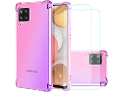 Conjunto de Protectores de Pantalla Gradient Protetora para Samsung Galaxy A42 5G HONGWE. Transparente (2un)