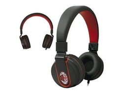 Tm-Ip952-Mil Auriculares Multimedia Oficial Milan Rojo-Negro TECHMADE