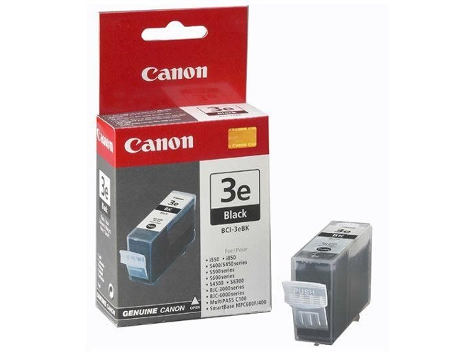 Cartucho CANON BCI-3E Negro (4479A277)
