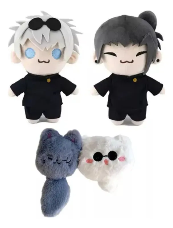 Llavero de peluche de anime Sator Gojo Suguro Geto Cats, 4 unidades vayotoy