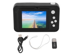 Cámara Digital 1080p 40mp Hd Grabación Dual 8x Zoom Autofoco Portátil Compacta Negra