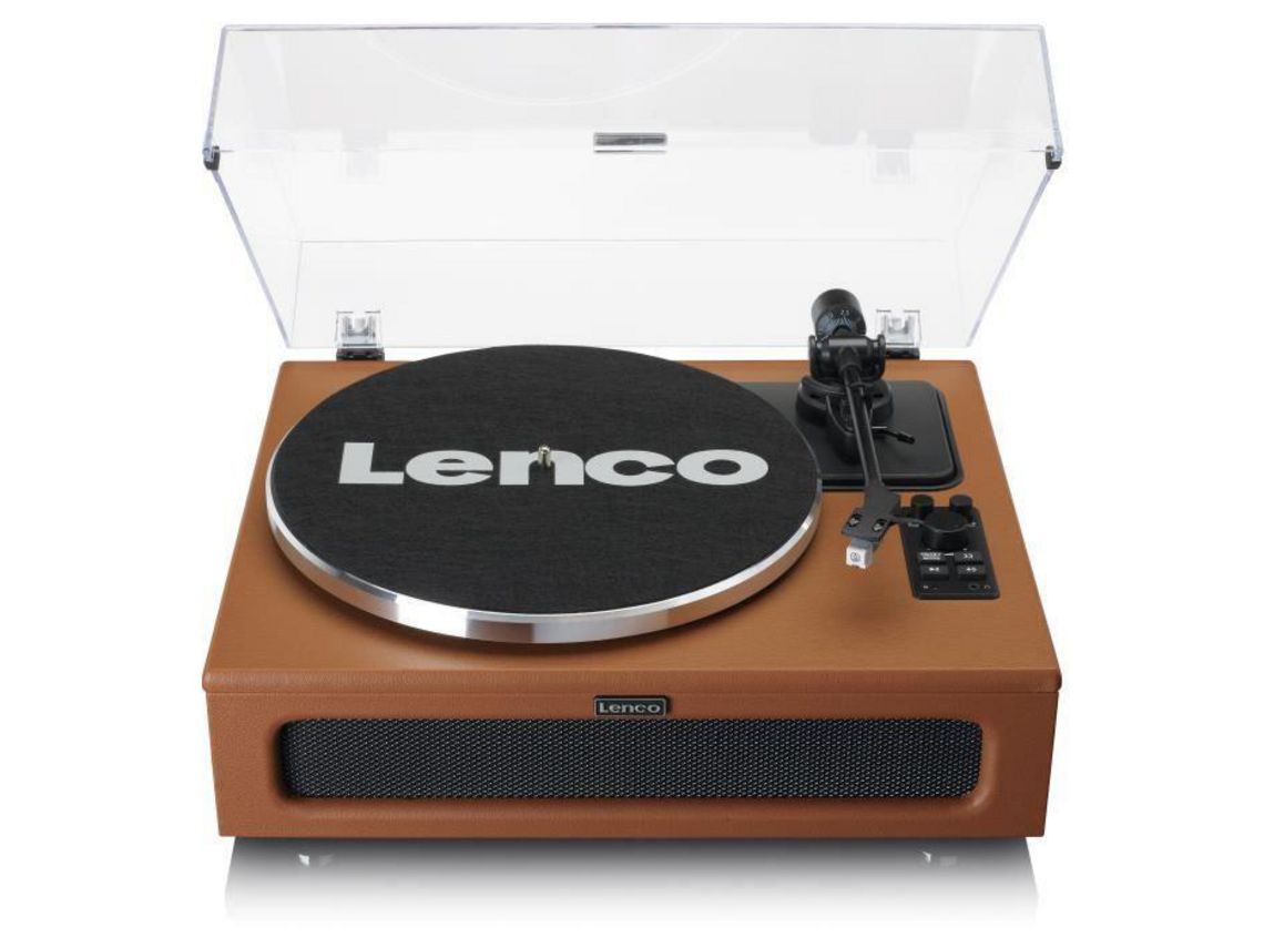 Tocadiscos de Vinilo con 4 Altavoces Integrados Marrón LENCO Ls-430Bn