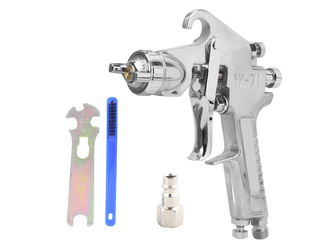 Juego De Pistola De Pintura W-71 De 1,3 Mm Con Depósito Superior, Herramientas De Pintura Para Paredes, Coches Y Puertas.