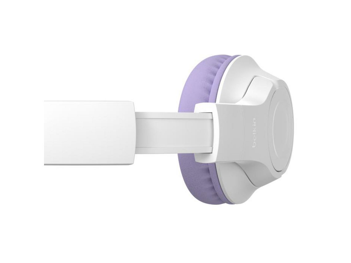 Auriculares Soundforminspire Overear Headset Lav Inalámbrico Alámbrico Diadema Llamadas Música Usb BELKIN Bluetooth Blanco