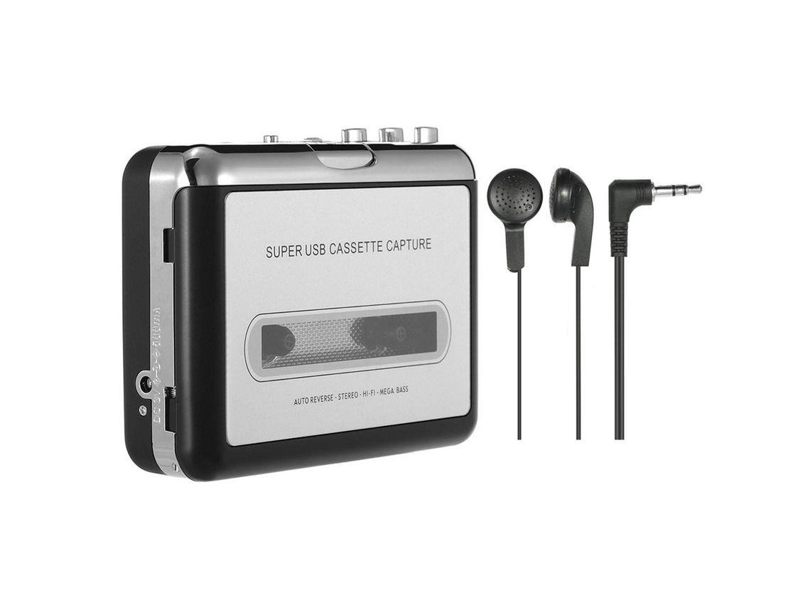 Auriculares Ezcap Usb Cassette Capture Convertidor