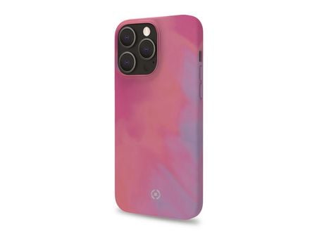 Funda para iPhone 13 Pro CELLY Piel Sintética Rosa