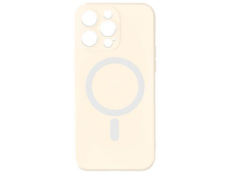 Funda para iPhone 15 Pro Max AVIZAR Silicona Blanco