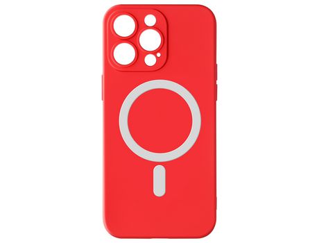 Funda para iPhone 15 Pro Max AVIZAR Silicona Rojo