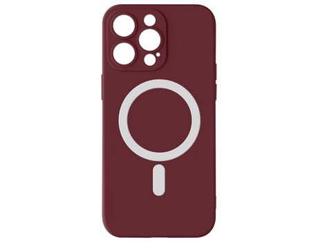 Funda para iPhone 15 Pro Max AVIZAR Silicona Rojo