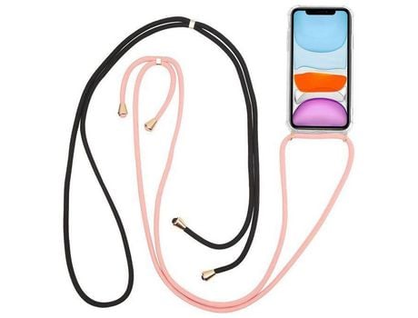 Funda con Cordón para iPhone 11/11 Pro CELLY Silicona Transparente