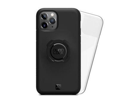 Funda para iPhone 11 Pro QUAD LOCK Piel Sintética Gris