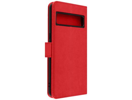 Funda Folio para Google Pixel 8 Pro AVIZAR Piel Rojo