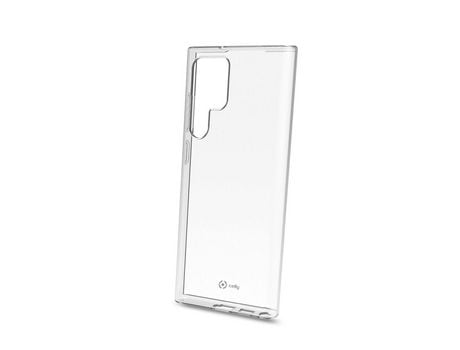 Funda para Samsung Galaxy S22 Ultra CELLY Piel Sintética Transparente