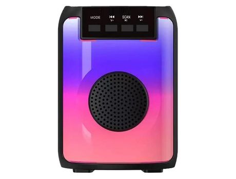 Altavoz portátil Efecto Luces Led Rgb Speaker Lector Usb Torre Karaoke COSHANO Bluetooth