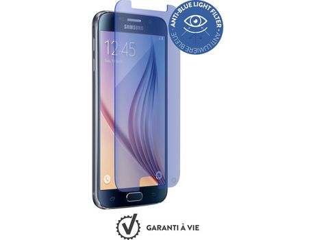 Protector de Pantalla para Samsung Galaxy S6 BIGBEN CONNECTED Vidrio Templado Azul