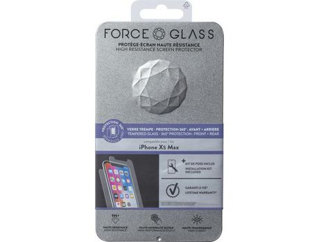 Protector de Pantalla para iPhone XS Max BIGBEN CONNECTED Vidrio Templado Transparente