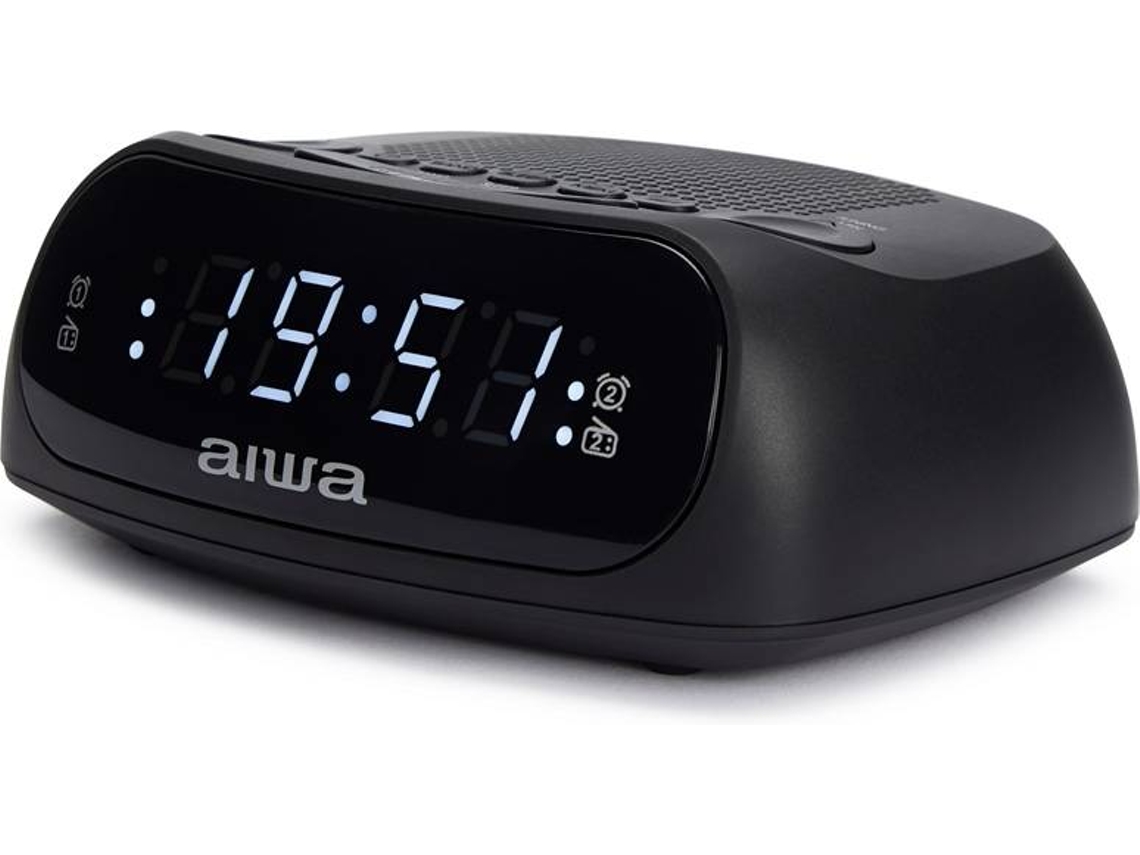 Rádio FM Bluetooth AIWA CR-09J (Negro - Pillas)
