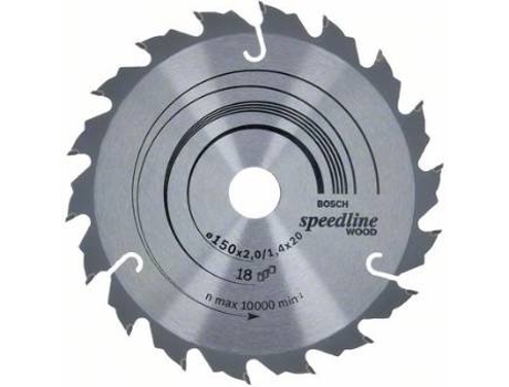 Disco de Sierra Circular BOSCH Speedline Madera 150x20x2.0 mm - 18