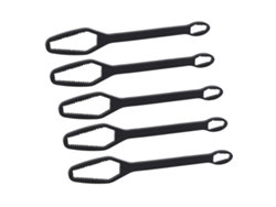5 Piezas Llave De Dos Extremos Autoajustable Multifuncional Llave De Ajuste Herramienta 3‑17mm Negra