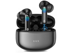 Auriculares Sem Reprodução Horas Controle Toque Yizhood Bluetooth Negro
