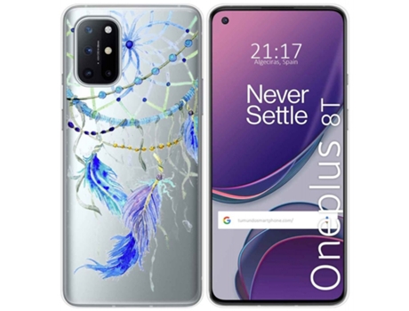Carcasa OnePlus 8T 5G TUMUNDOSMARTPHONE Dibujos Transparente Multicolor