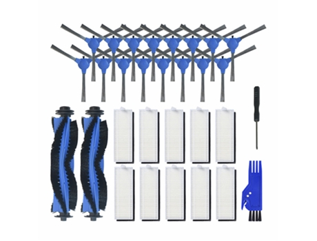 Cepillos laterales cepillo giratorio filtros HEPA para accesorios de aspiradora Robot Conga 1090