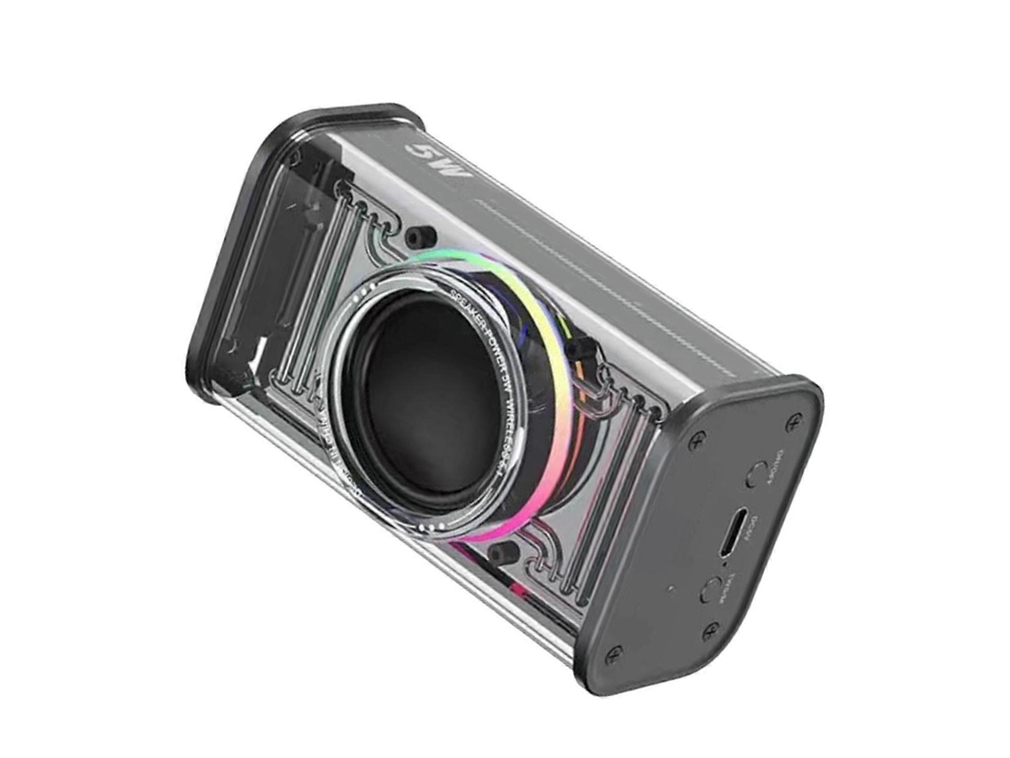 Altavoz Bluetooth B Yunzii con luces de colores, subwoofer potente, sonido envolvente, altavoz inalámbrico recargable