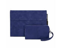 Estuche protector completo en piel de oveja, resistente a impactos, con bolsa para cargador.