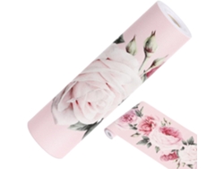 Adhesivo De Pared Floral Autoadhesivo E Impermeable De 15x300 Cm Para Cocina Y Baño.