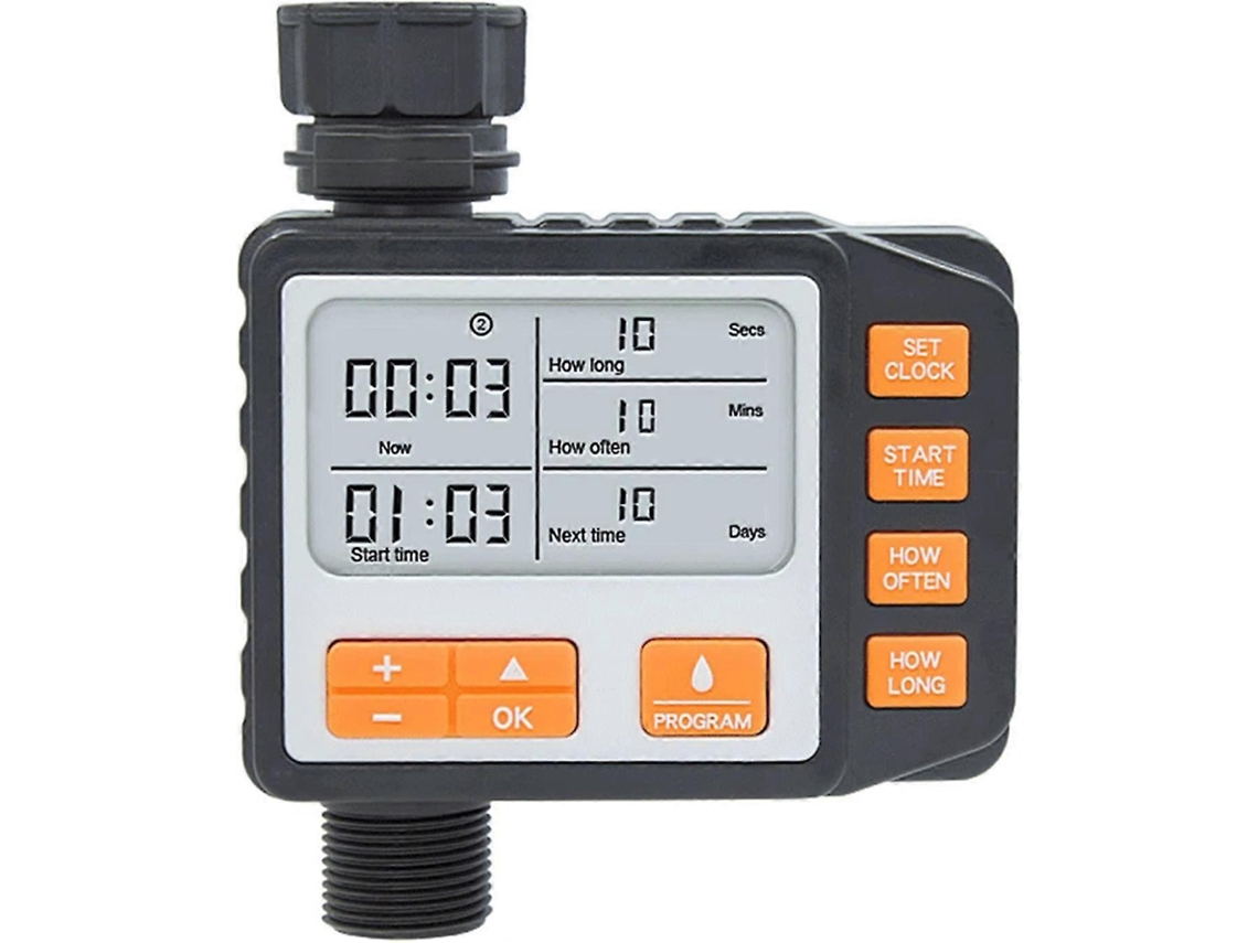 Programador De Riego Automático, Controlador De Manguera Con Temporizador Electrónico Para Jardín, Invernadero, Plantas Y Cesped