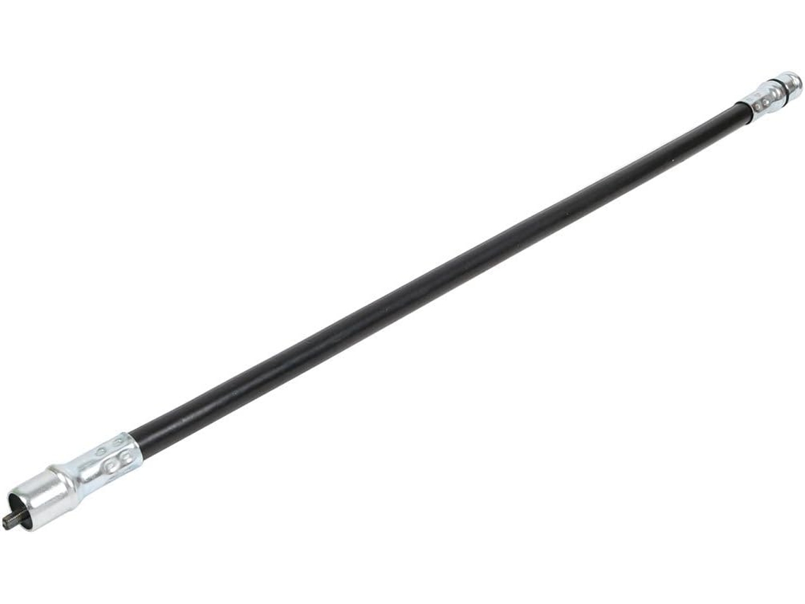 Manguera Flexible De Goma Negra Para Cortacésped. Eje Blando.