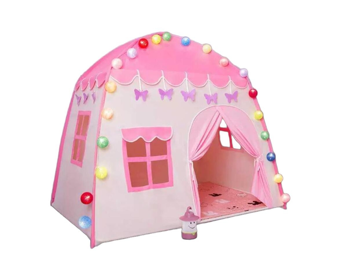 Tienda Infantil SZSMART para Niñas Princesa con Luces de Bola de Algodón
