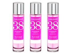 3x Perfume de Mujer Nº38 150ml CARAVAN